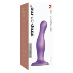 Strap On Me Dildo Plug Curvy-Metallic ...