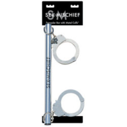 S&M Spreader Bar with Metal Cuffs