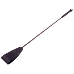 Leather Riding Crop-Black