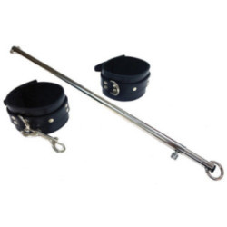 Adjustable Leg Spreader Bar with Black...